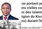 RDC : Fiston Mahamba plaide pour une option de négociation face aux violences des ADF