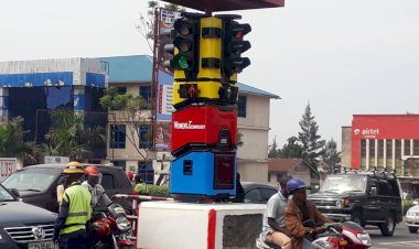 Goma : Après le robot-roulage, le rond-point Instigo doté des feux de signalisation