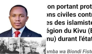 RDC : Fiston Mahamba plaide pour une option de négociation face aux violences des ADF