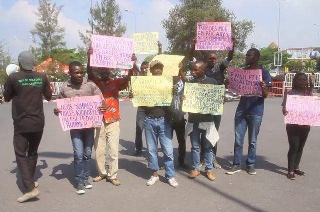 Goma : Nouvelle marche de la lucha RDC-Afrique 10 jeunes arrêtés