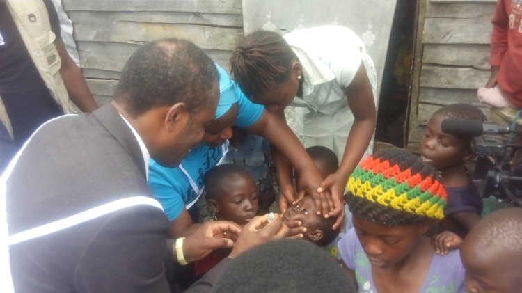 Goma : Le ministre de la sante lance la campagne de vaccination contre la poliomyélite