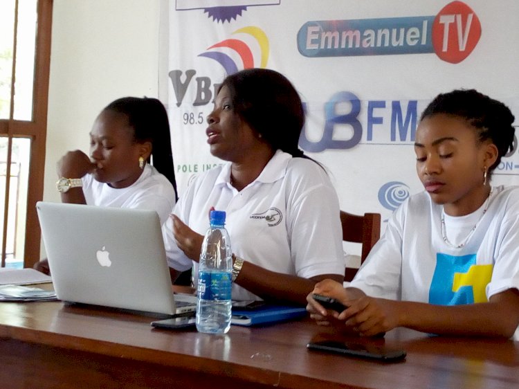 Goma : lancement du premier numéro du journal école, de l’union congolaise des femmes des medias