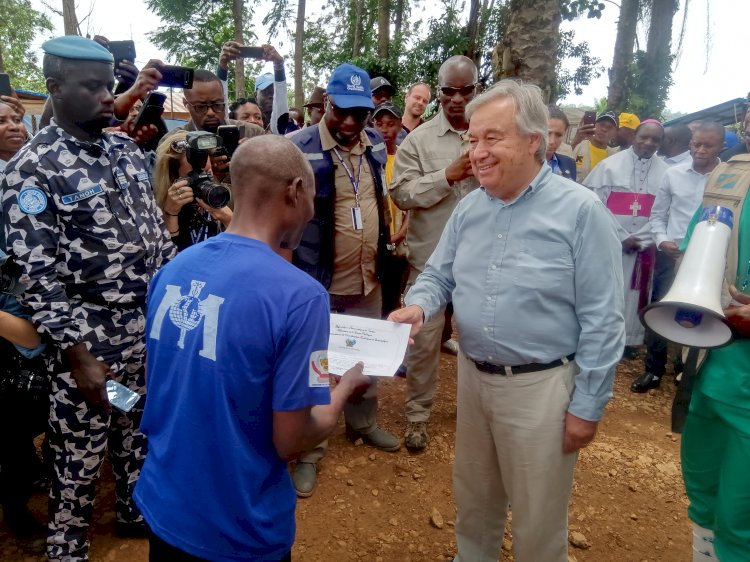 Les Nations Unies réaffirment leur soutien dans la lutte contre Ebola et l’insécurité à Beni