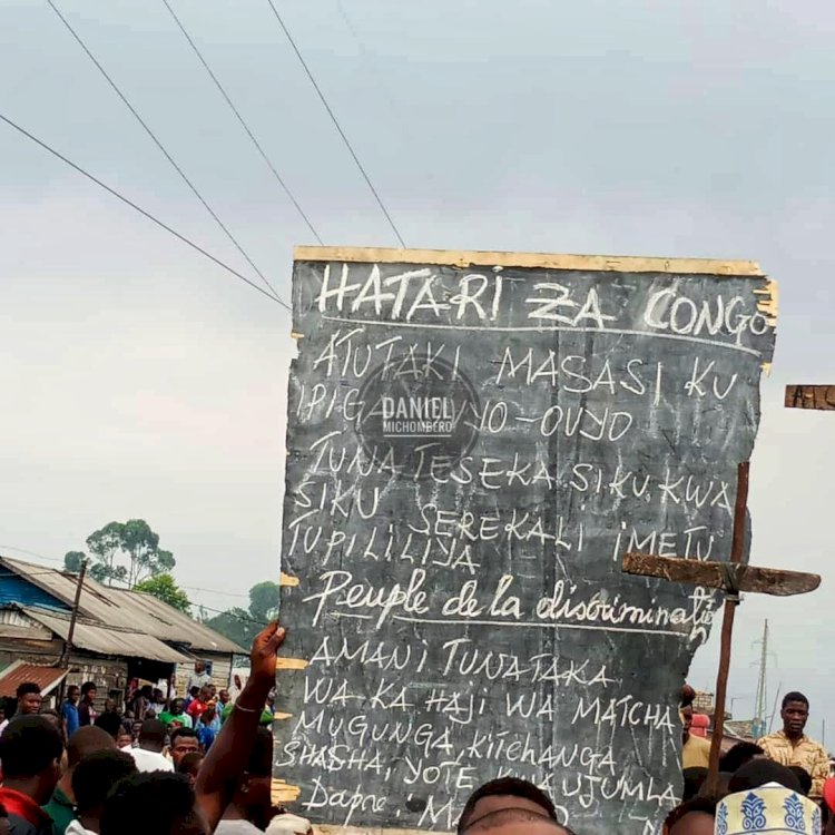 Trop c'est trop !, à l'ouest de Goma, les déplacés de guerre en ont marre