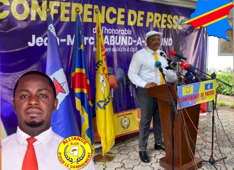 Jean-Marc Kabund : un discours de vérité qui rallume la flamme du changement, la Fédération du Nord-Kivu 3 de l’A.Ch réaffirme son soutien total