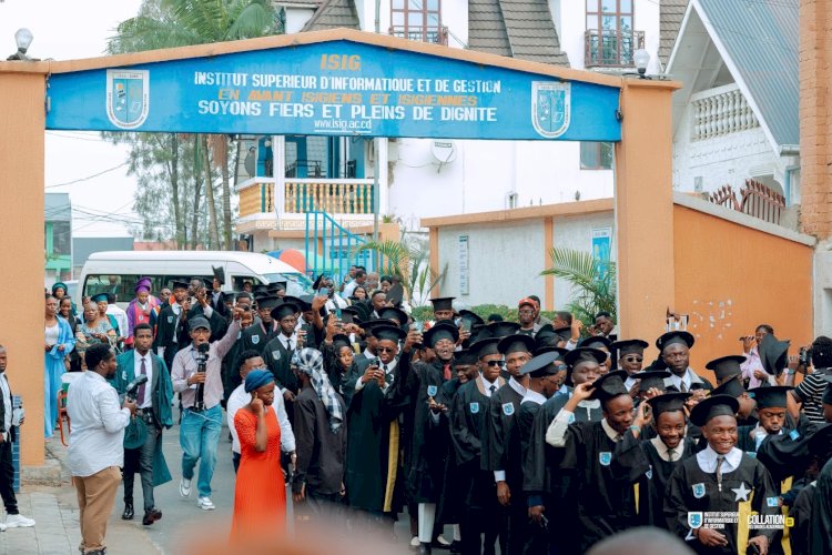 RDC : À Goma, les diplômés célèbrent leur réussite malgré la guerre et la crise sanitaire